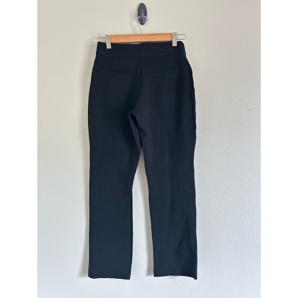 Spanx The Perfect Pant Women Small Black Straight Ankle Straight Leg Pull On Z-1